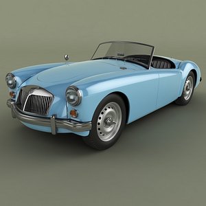 mg mga mk2 3d model