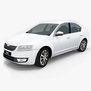 3d model vehicle skoda octavia 2013