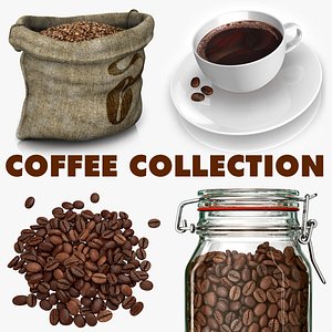 coffee modeled beans dxf