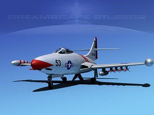 3d panther f9f jet fighter