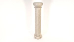 3d model of pillier colonne column