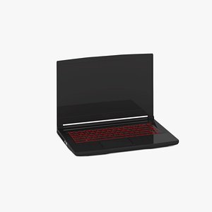 Laptop MSI Gaming GF63 Thin 12VE 3D model