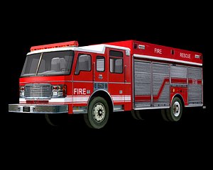 heavy rescue truck 3d 3ds