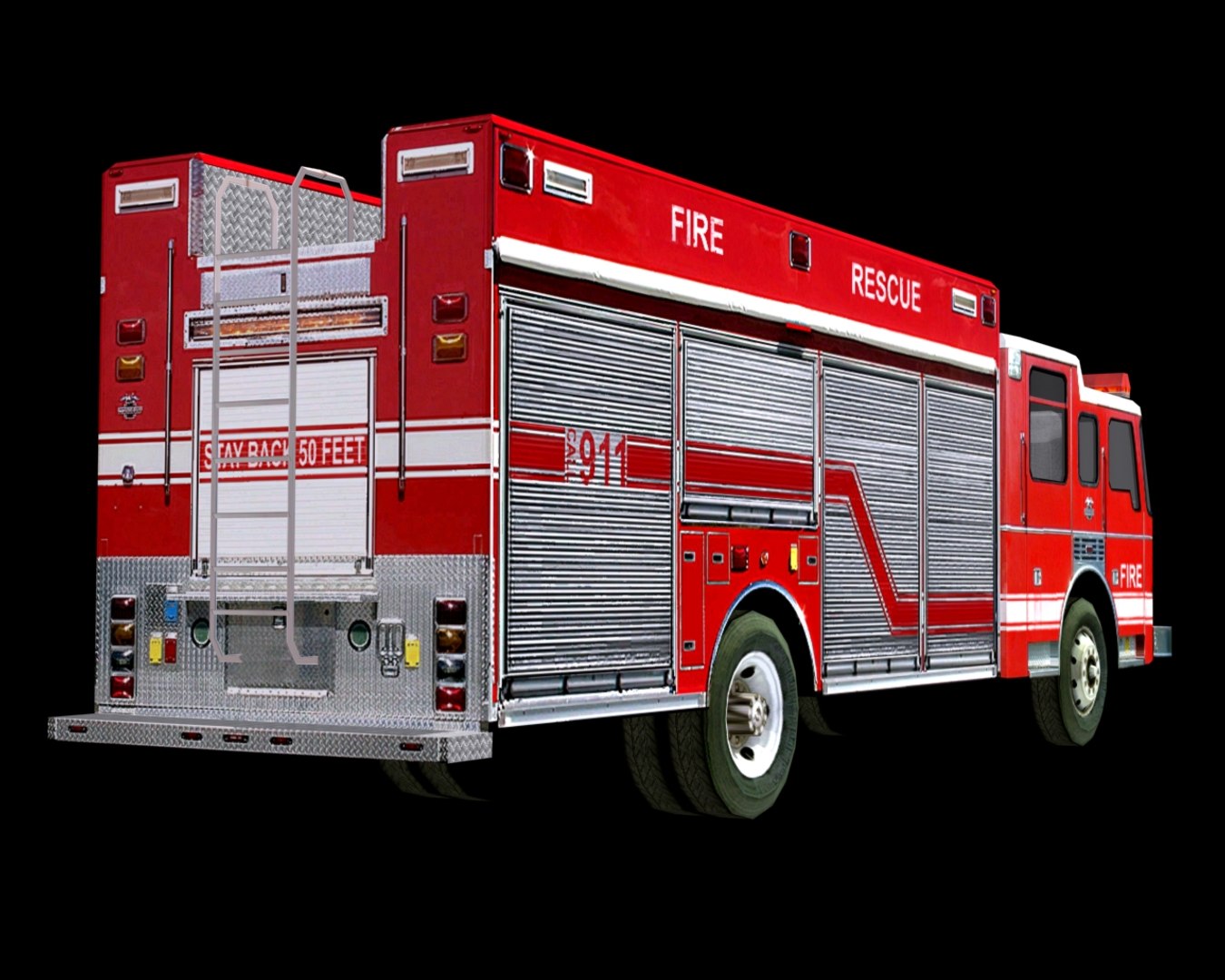 Heavy Rescue Truck 3d 3ds
