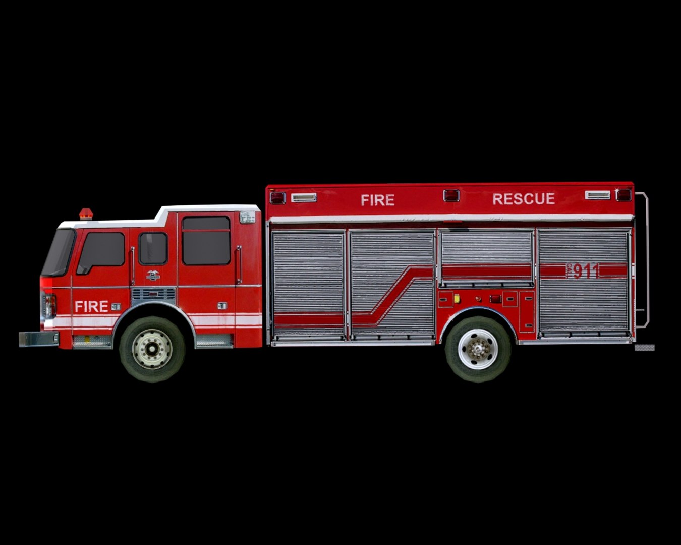 Heavy Rescue Truck 3d 3ds