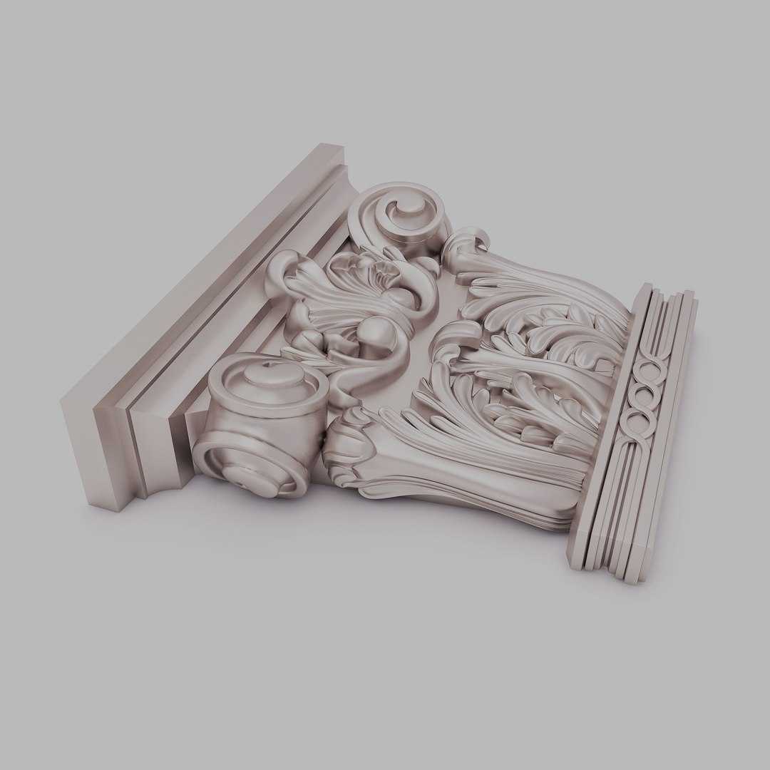 3D Architectural Corbel Model - TurboSquid 1165867