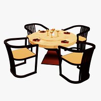 Restauran table and chair set