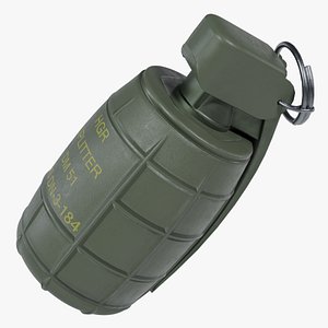 DM-51 hand grenade 3D model