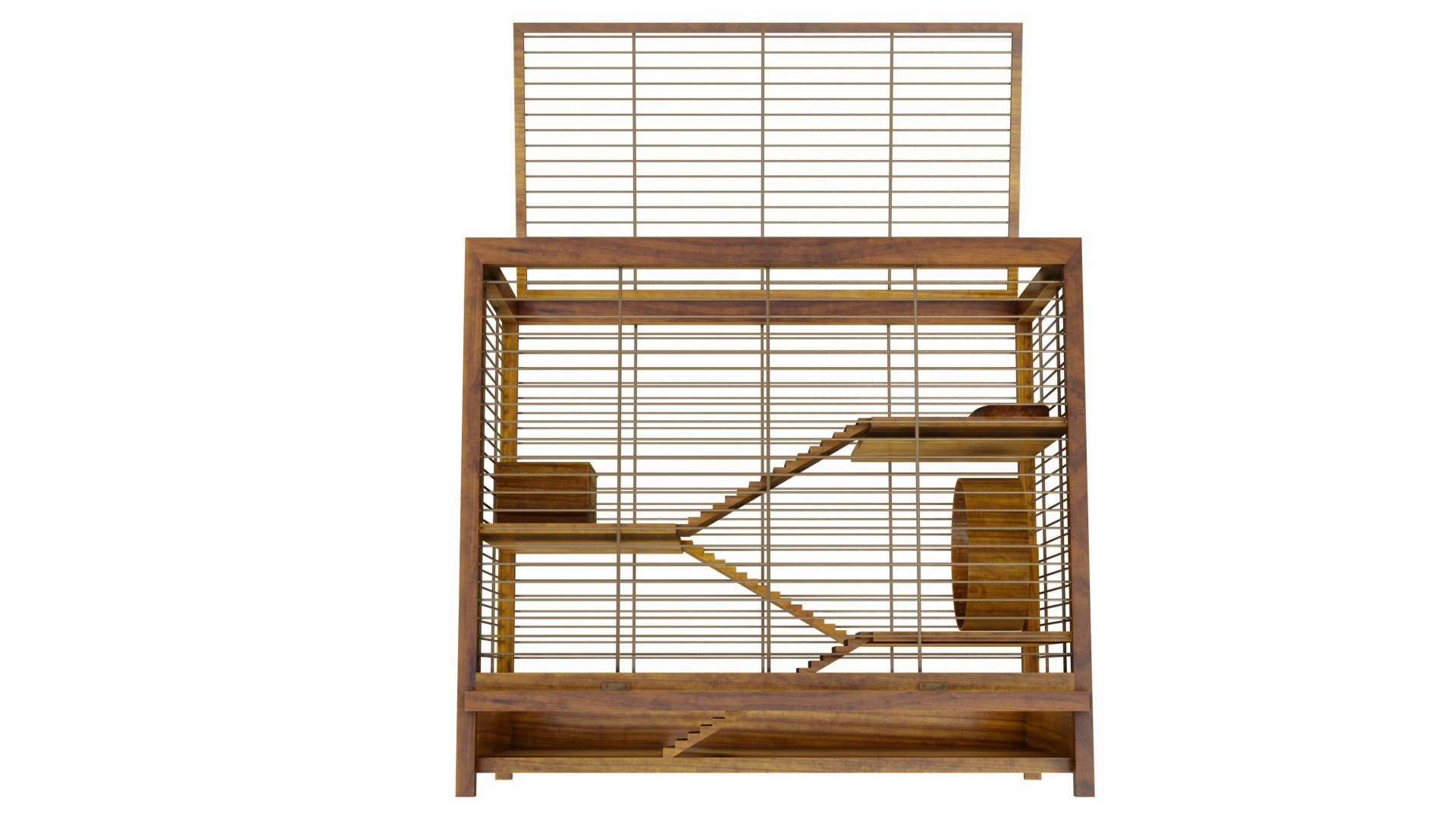 Image showcasing 3D Model Hamster Cage - TurboSquid 1712740
