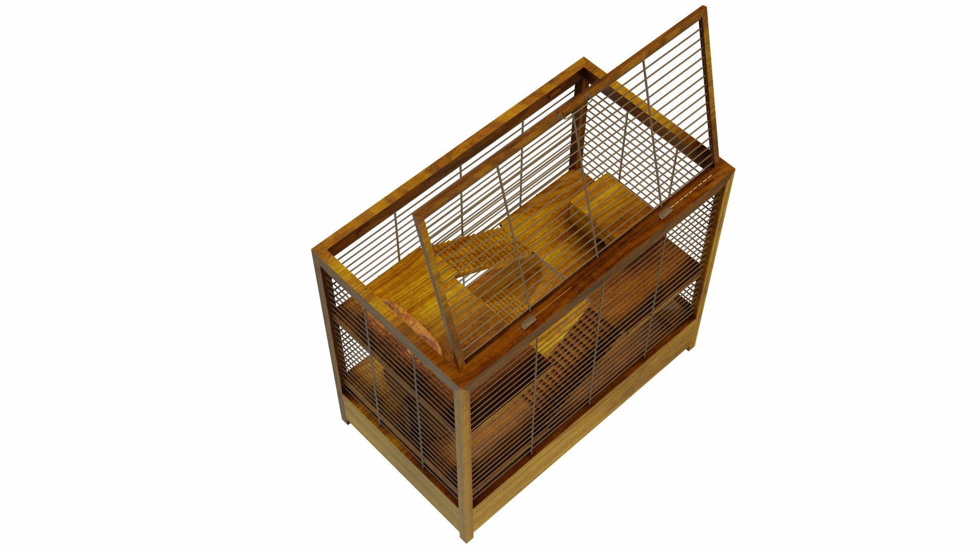 View of 3D Model Hamster Cage - TurboSquid 1712740