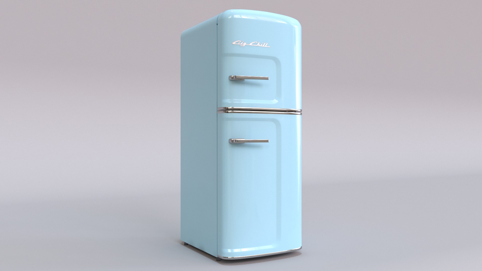 big chill slim fridge