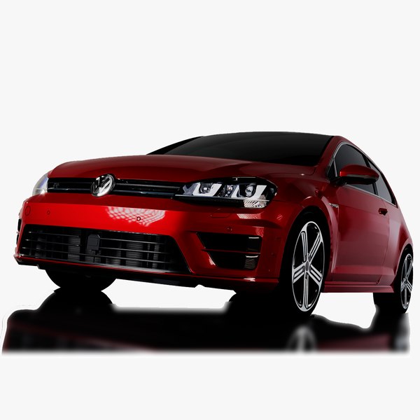 VW GOLF R MK7 2014 3D