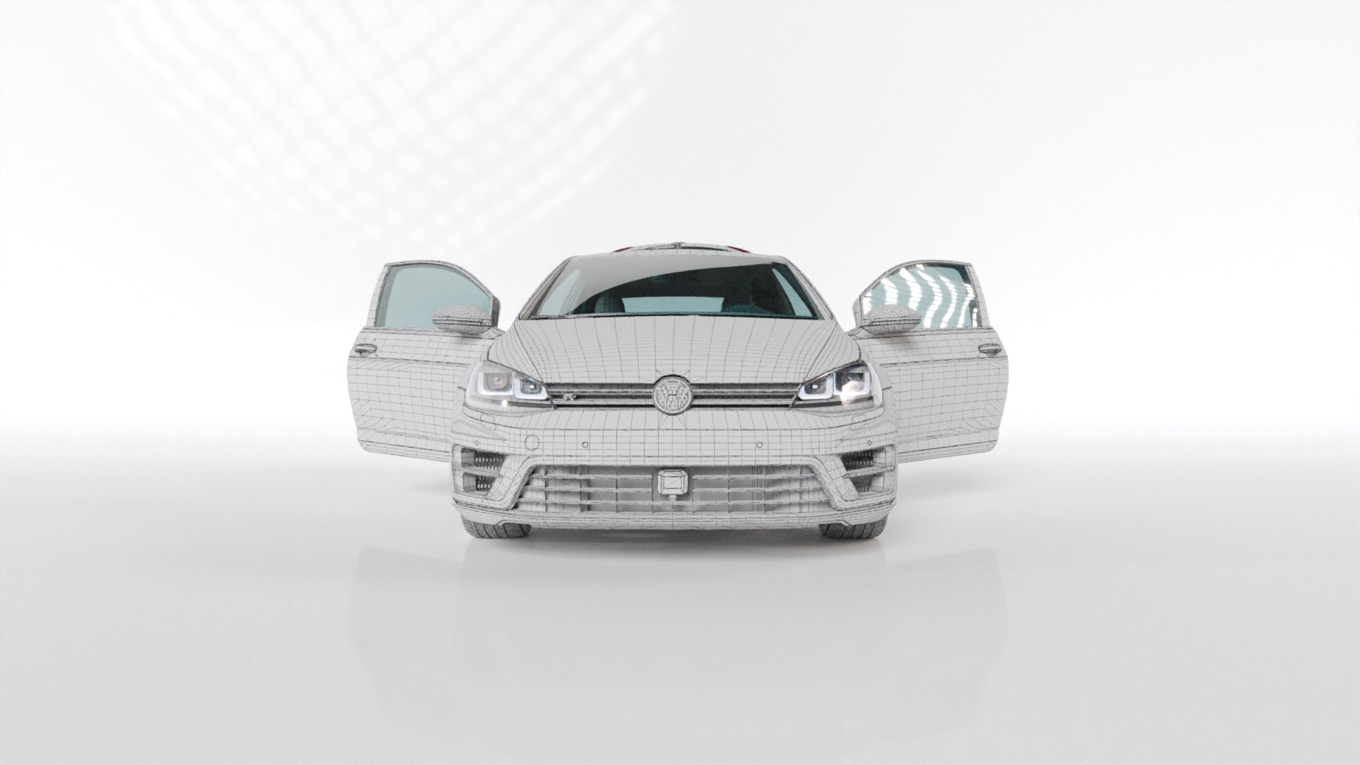 VW GOLF R MK7 2014 3D - TurboSquid 2051937