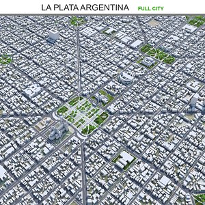 La Plata Argentina 3D
