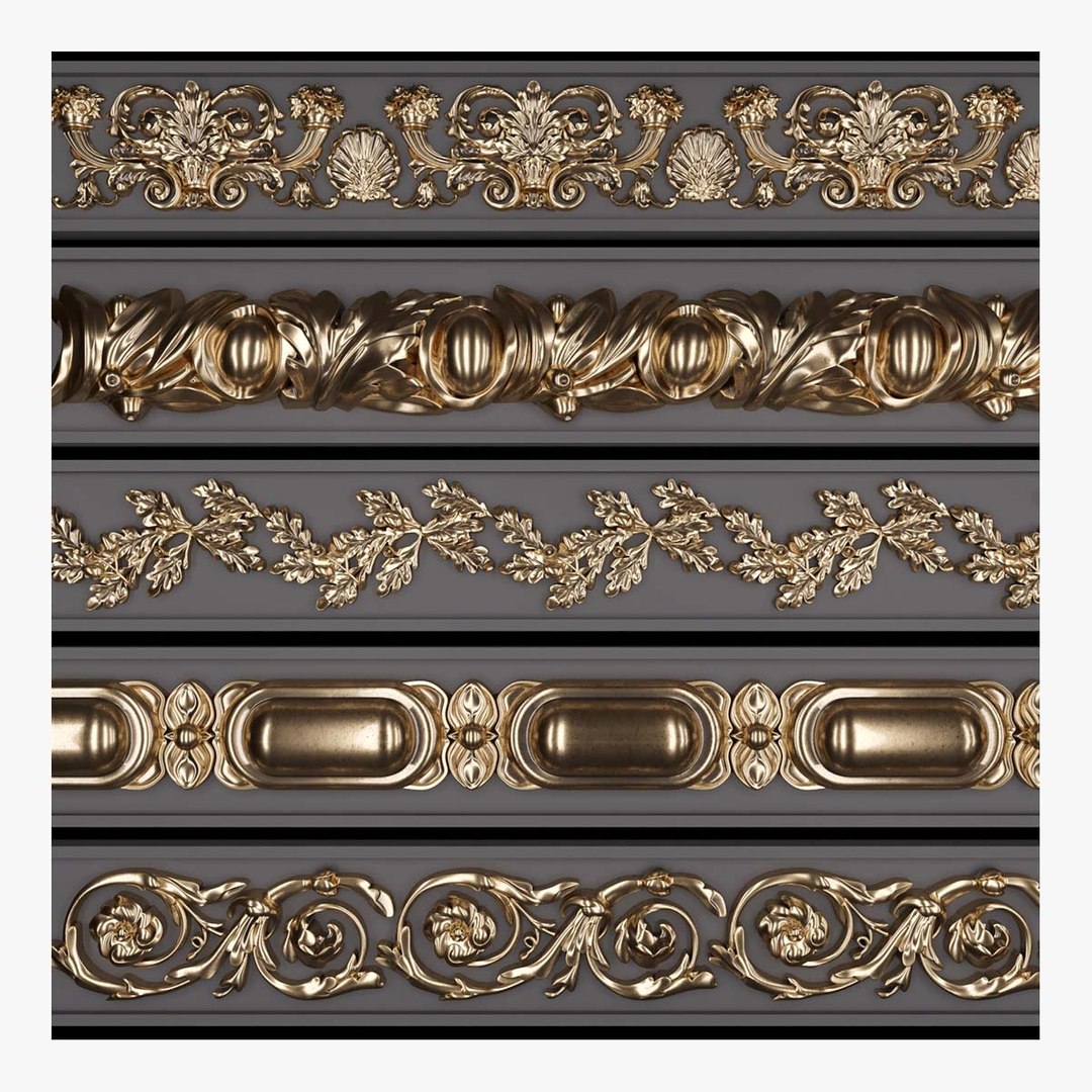 3D Trim Ornament 31 - TurboSquid 1908492