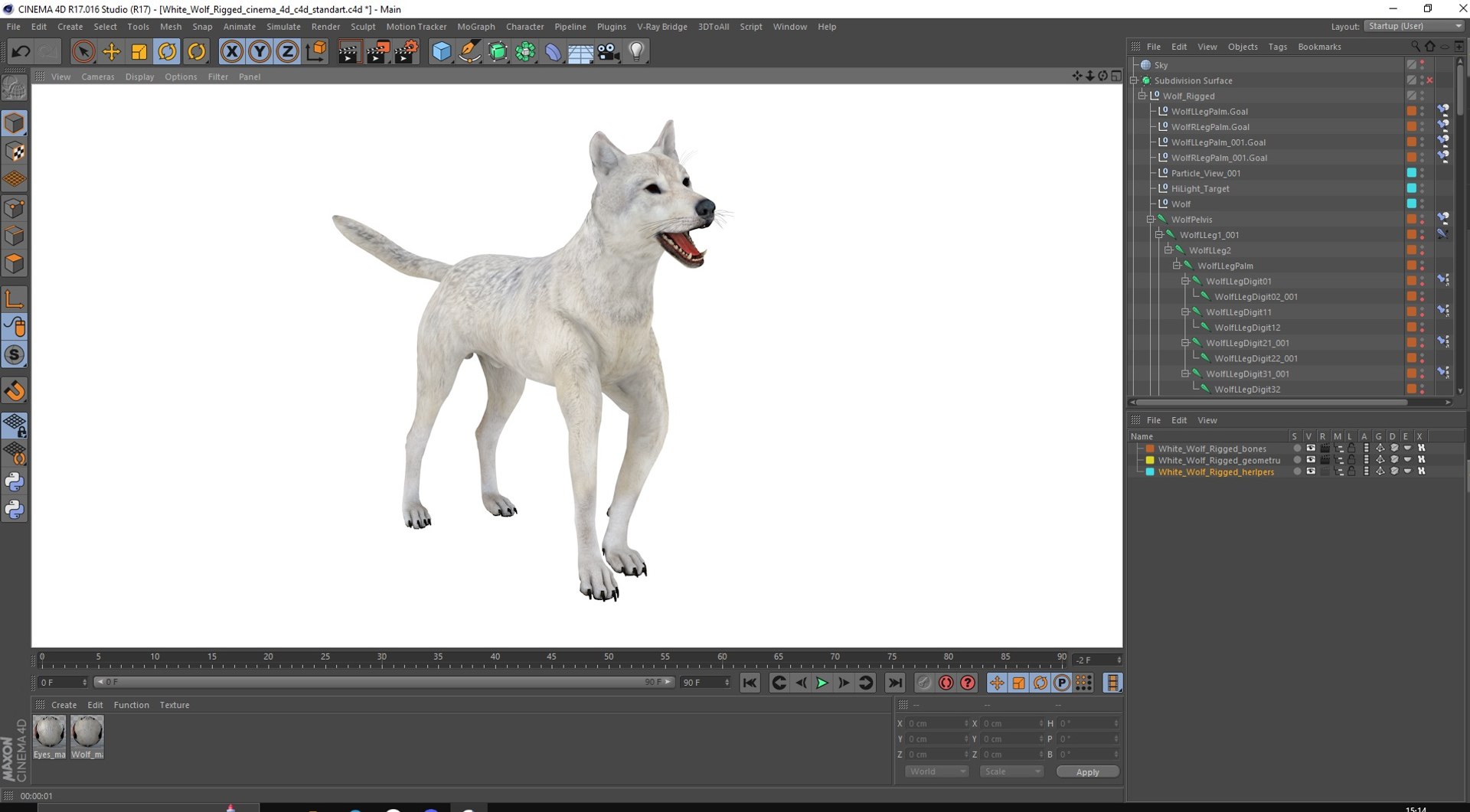 White Wolf Rigged for Cinema 4D 3D https://p.turbosquid.com/ts-thumb/JK/S9cYWv/JR/whitewolfriggedforcinema4dvray3dmodel055/jpg/1719986504/1920x1080/fit_q87/9960893e86da3be3aaeadad37c2c669b5d422937/whitewolfriggedforcinema4dvray3dmodel055.jpg