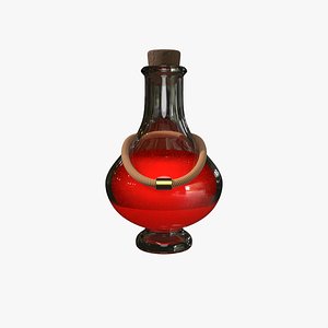 Magic Potion Red 3D model