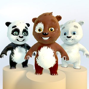 bears 3d model