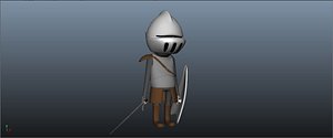 Cartoon Knight (Rig)