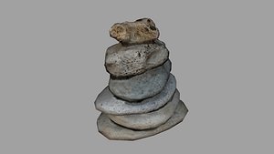 Zen Stones Low Poly