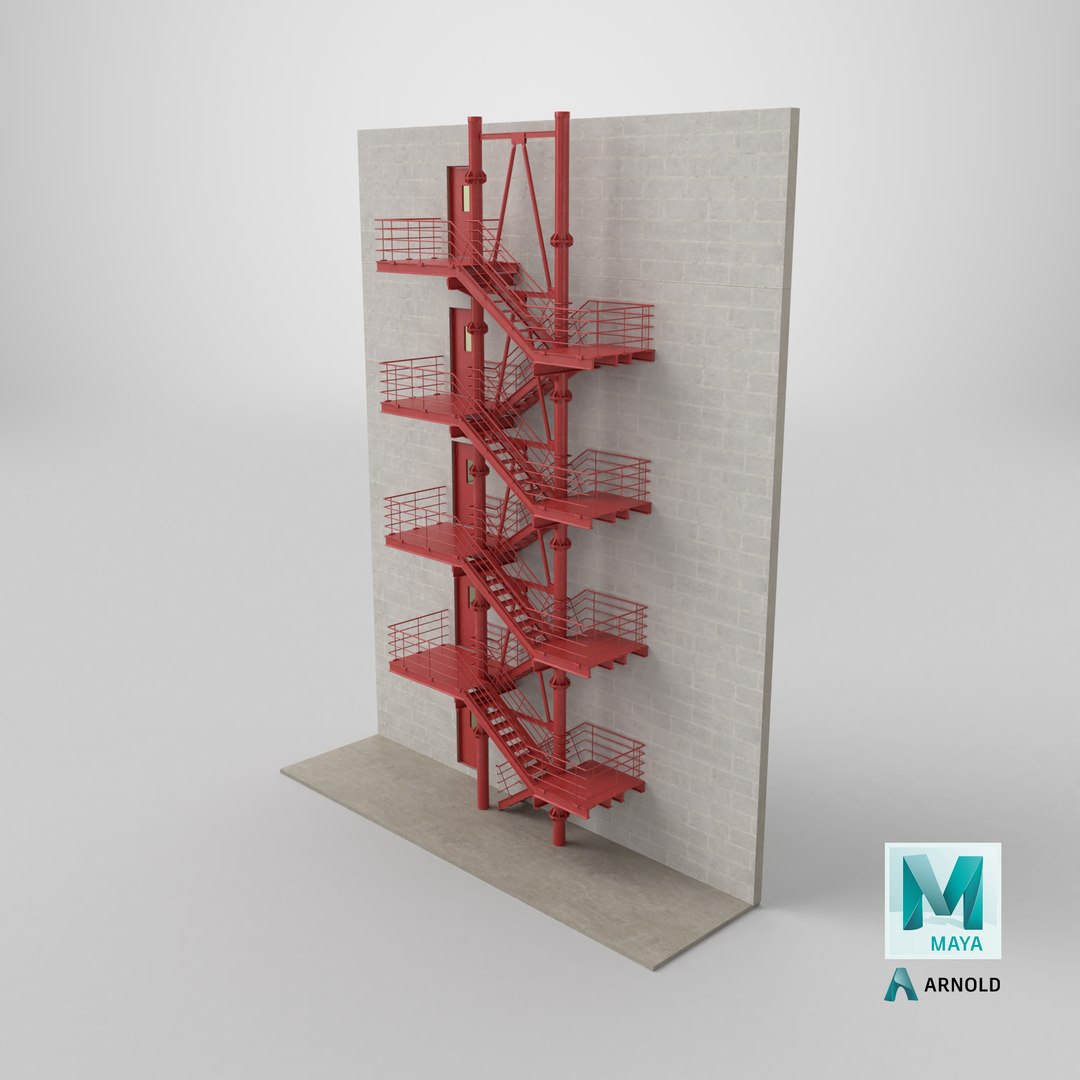 Fire Escape Black with Brick Wall of House model https://p.turbosquid.com/ts-thumb/JK/Y6nRzd/3X/stemcell_maya_arnold_render/png/1727873555/1920x1080/fit_q87/488f820de3e47a3fefcf39b9e95201eec713ddd6/stemcell_maya_arnold_render.jpg