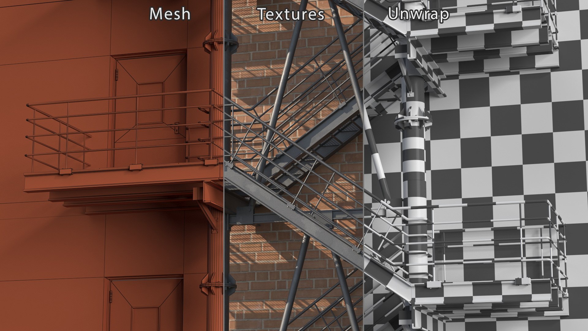 Fire Escape Black with Brick Wall of House model https://p.turbosquid.com/ts-thumb/JK/Y6nRzd/5L/fireescapeblackwithbrickwallofhousec4dmodel012/jpg/1724835574/1920x1080/fit_q87/450cb61f4cded31852d82dd49d700edf4a667c37/fireescapeblackwithbrickwallofhousec4dmodel012.jpg