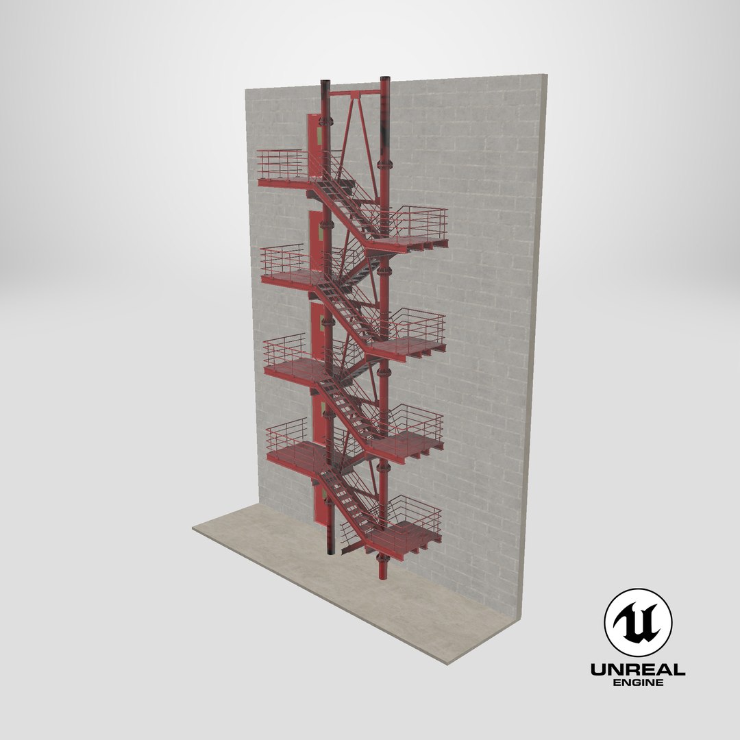 Fire Escape Black with Brick Wall of House model https://p.turbosquid.com/ts-thumb/JK/Y6nRzd/am/stemcell_unreal_render/png/1727873567/1920x1080/fit_q87/c950fb3dd8fa534064c4796268d37bbea2a13c62/stemcell_unreal_render.jpg