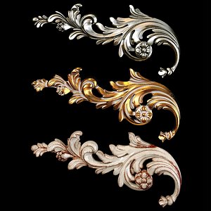 classic carved 3D model