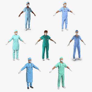 Doctors 3D Models Collection 2