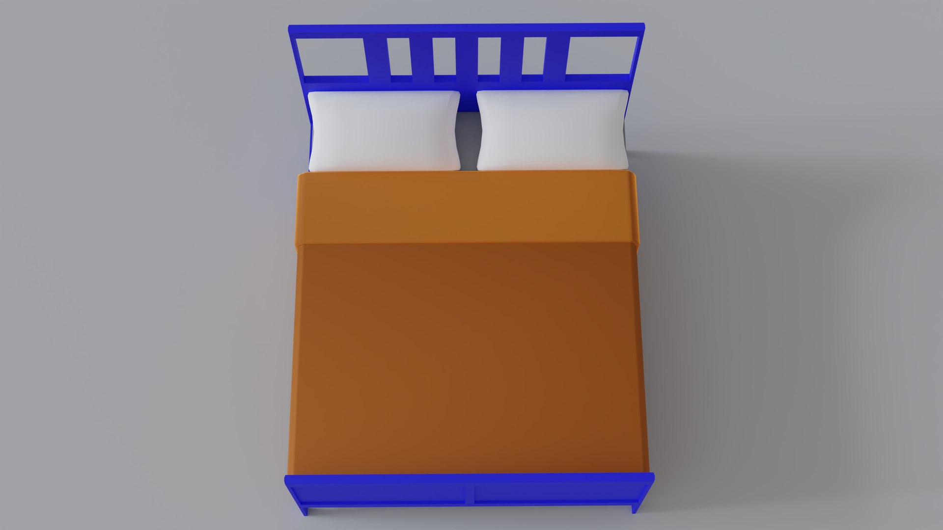3D Single and double bed TurboSquid 1810392