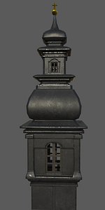 3D church tower
