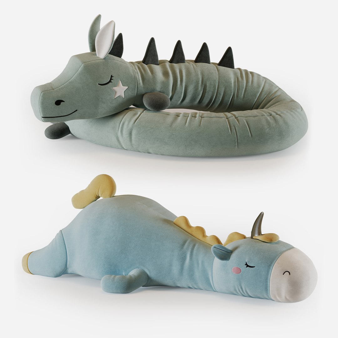 3D Pillows Hugging Toys Set - TurboSquid 2274320