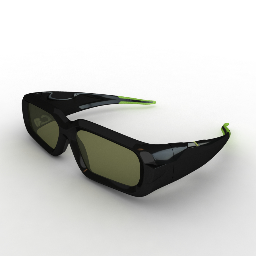 3d model nvidia vision glasses