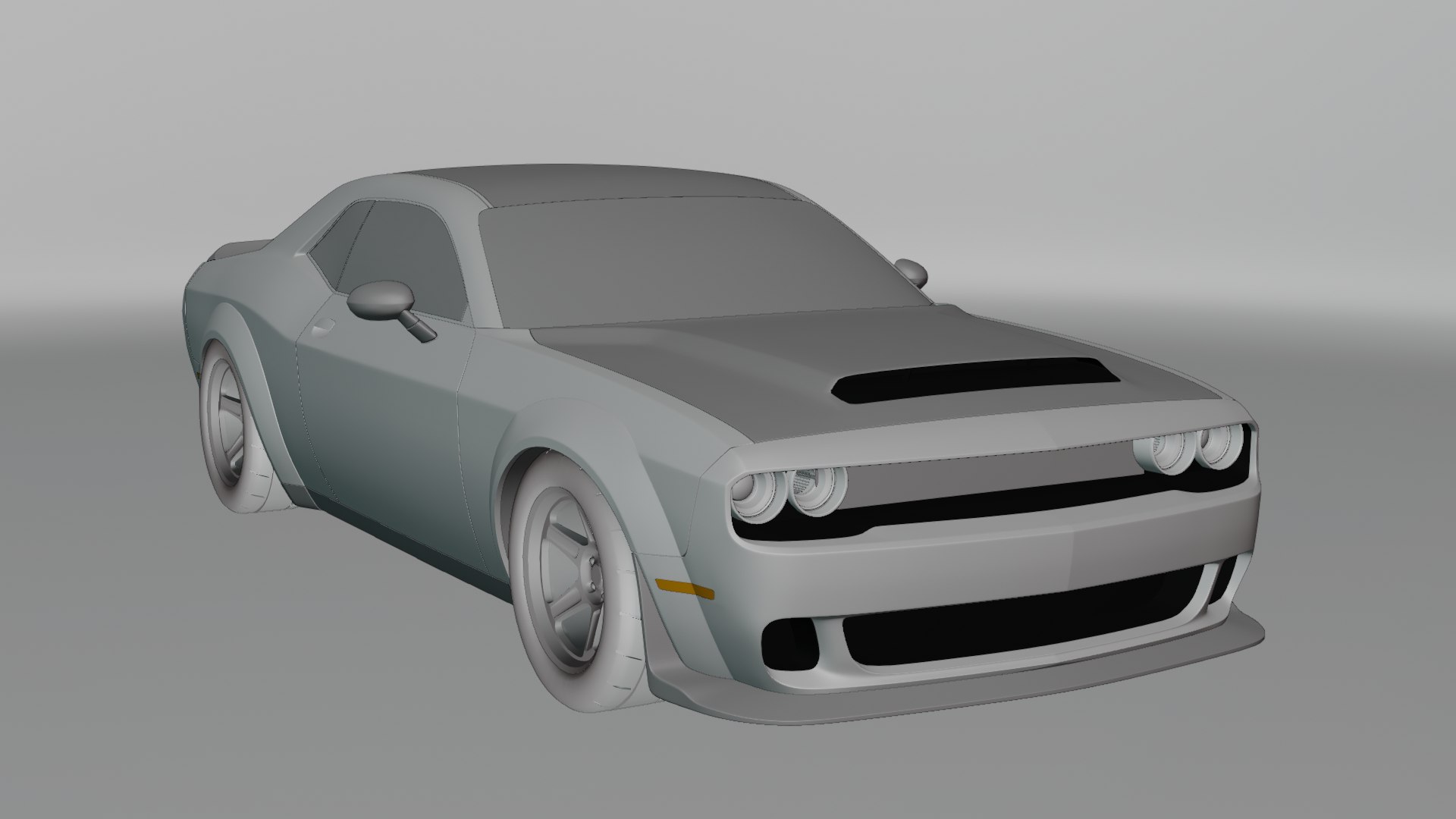 Dodge Challenger Demon 3D Model - TurboSquid 1983298