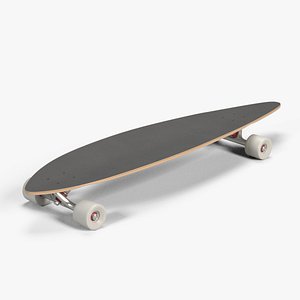 Pintail Longboard 3D model