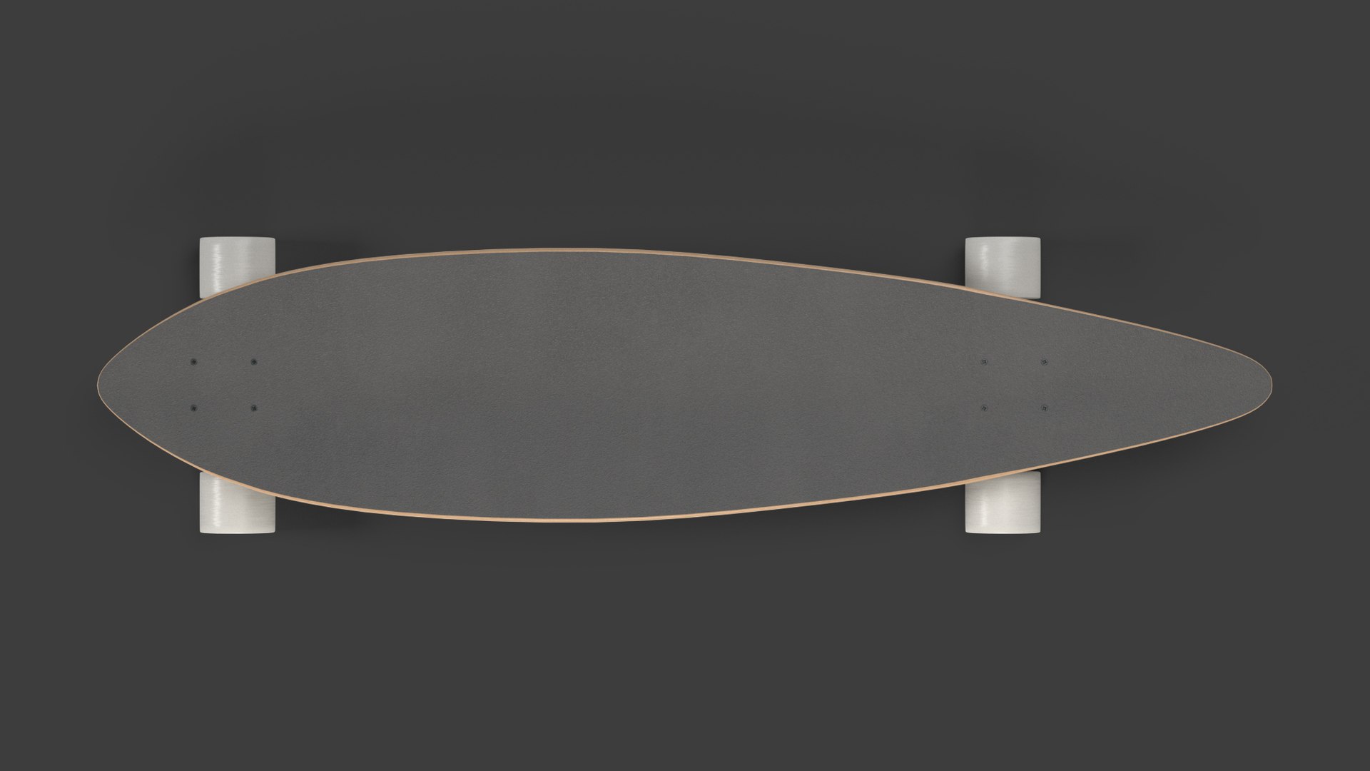 Pintail Longboard 3D Model - TurboSquid 1839797