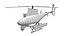 Drone UAV Low Poly MQ-8 Fire Scout