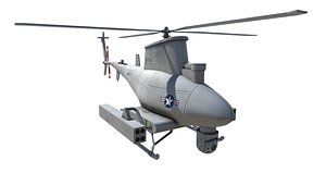 mq-8 scout uav drone 3D model