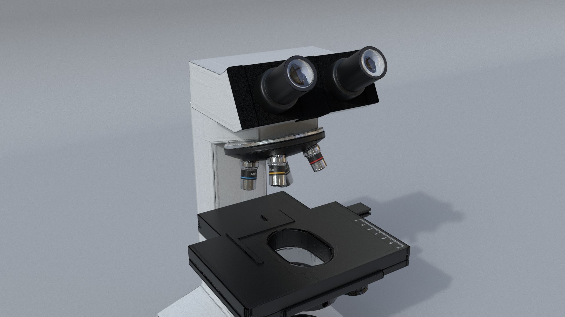 3D lab microscope - TurboSquid 1374851
