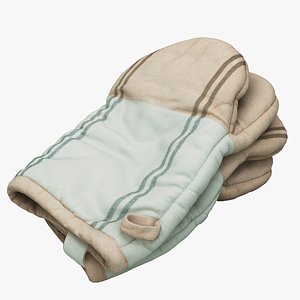 3D Clothes 318 Kitchen Gloves pbr