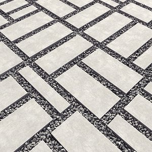 3D Paving decor n45 model