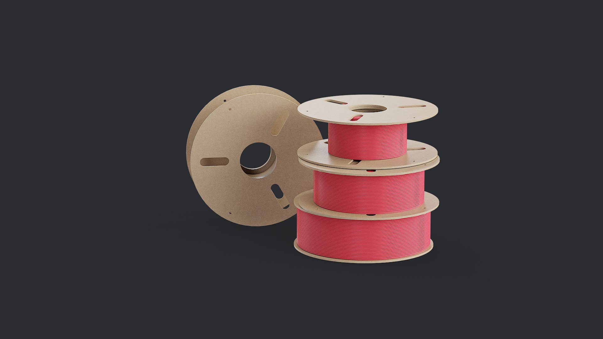 3D Printer Filament Spools Cardboard 3D model https://p.turbosquid.com/ts-thumb/JK/q6d5Im/iH/rnd_viewport_008_1080/jpg/1775491935/1920x1080/fit_q87/bc2b6ccb55638819124d424e4b7f683bb84859c7/rnd_viewport_008_1080.jpg