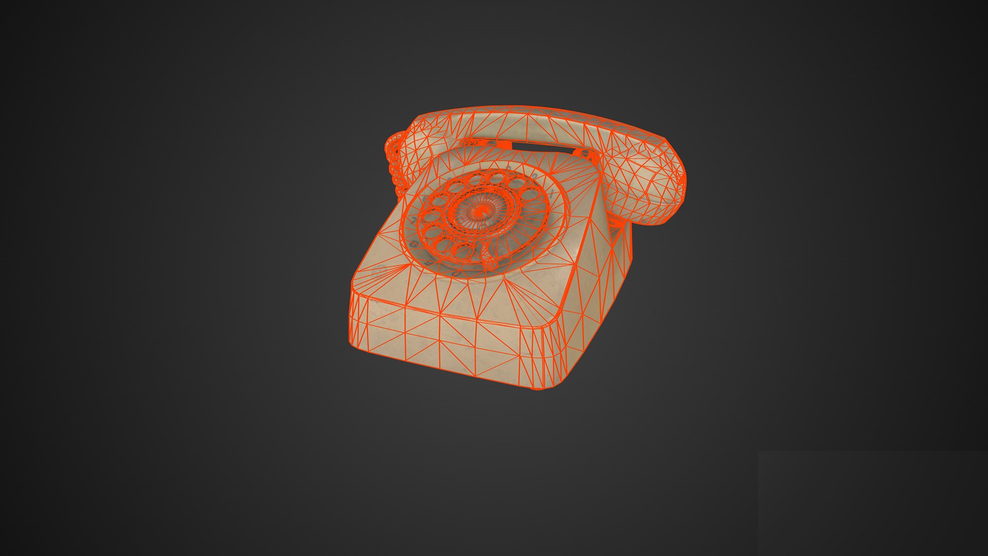 3D Game Ready Dial Phone - TurboSquid 2048896