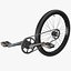 Fahrradrad mit Pedalen