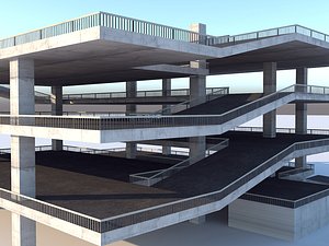 3D multi - storey car park