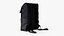 Backpack Rooh Black 3D model