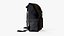 Backpack Rooh Black 3D model
