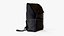 Backpack Rooh Black 3D model