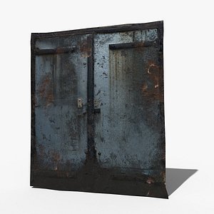 doors rusted v2 photoscan 3D model