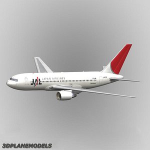 b767-200 japan airlines jal 3d 3ds